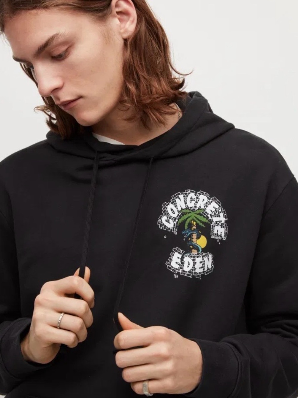 AllSaints Damnation OTH Hoodie from "Concrete Eden" collection